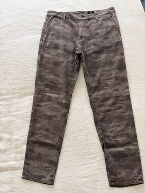 Ag Adriano Goldschmmied Camo Pants in Olive Taupe